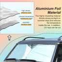 Car Windshield Sun Shade Compatible with Toyota Tacoma 2006-2026 Auto Windshield Sunshades Foldable Blocks UV Rays Sun Visor to Keep Your Vehicle Cool and Damage Free (Style C)