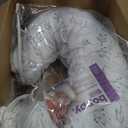 Boppy Nursing Pillow, Safe Ergonomic Breastfeeding & Baby Feeding Support
U-Shaped Ergonomic Design, Softer Cushiony Fill, Machine-Washable & Dryer-Safe Cover - Gray Gentle Leaves