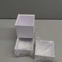 Bostitch Office Konnect Desk Organizer Accessory Tray & Storage Cup Bundle, Stacks for Desktop Storage, Makeup Organization, White (Kit)