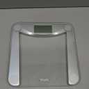 Vitafit Digital Bathroom Weight Scale for Body Weight, High Accuracy Assured by Weighing Professional Since 2001,Extra Large Blue Backlit LCD and Step-On, 400lb/182kg, Clear Glass (Silver)