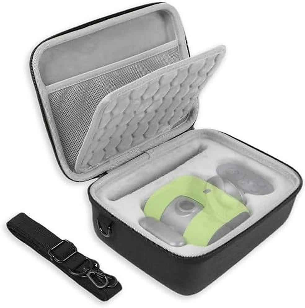 Portable Carrying Case Compatible with XbotGo Chameleon, Hard Shell Protective Camera Case, PrecisionCut EVA & HighDensity Oxford Fabric, Dustproof, Shockproof with Velvet Lining & Strap