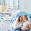 6 Pcs Baby in Bloom Wildflower Decorations  Acrylic Signs with Stand, Welcome Sign, Flower Bar, Centerpieces, Gender Reveal Decor, Bloom Bar Sign, Party Celebration Accessories