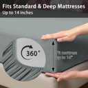 Comforter Set Queen Size, Rose Flower Leaves 7 Pcs Bedding for Kids and Adults, Painting Vintage Bed Sheet Sets with Fitted Sheet 2 Pillowcases & 2 Shams for Bedroom Bed Decor