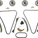 G6DH G6DJ Timing Chain Kit 24410-3CGA3 24820-3CGA3 24810-3CGA2 | Fit For Hyundai Kia Santa Fe Sorento Azera Genesis Palisade Cadenza Sedona Telluride Stinger 3.3L 3.8L 2015-2021