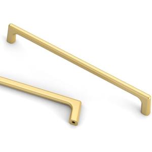 Asidrama 10 Pack 10 Inch(256mm) Gold Cabinet Pulls Cabinet Handles Cupboard Handles Kitchen Cabinet Hardware for Cupboard Drawer Pulls 3307