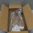 2 Pcs Stainless Steel Paper Towel Holders, Kitchen Roll Paper Holder with Double Hook Single Bar Under Cabinet for Bathroom Kitchen Under Cabinet Over Door