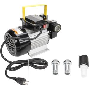 BLACKHORSE-RACING Self Priming 110V AC 16GPM 60L/min Oil Transfer Pump Fuel Diesel Kerosene Biodiesel Pumps
