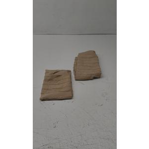 JELLYMONI Pillowcases King Size Khaki 2 Pack Boho Striped Bed Pillow Covers 20x36in Polyester Envelope Pillow Shams Tufted Bohemian Textured (Pillows are not Included)
