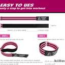 BFR Occlusion Bands for Women Glutes,Blood Flow Restriction Bands for Legs, Butt & Hip Building, Workouts, Best Fabric Resistance Bands for Squat Butt & Thigh