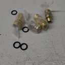 STYDDI Metal Heavy-Duty 5/8-inch Garden Hose Connector Repair Fittings, Premium Aluminum-Alloy Female and Male End-Hose Mender, 5/8" Water Hose End Coupler Replacement, 2 Set