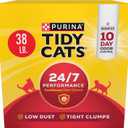 Purina Tidy Cats Clumping Cat Litter, 24/7 Performance Multi Cat Litter - 38 lb. Box