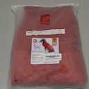 FOFOS Dog Winter Coat, Plush Dog Jacket with Leash Hole, Adjustable Warm Pet Snow Vest for Small Medium Dogs, Red, XL