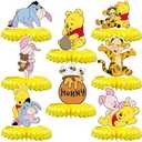 Honeycomb Centerpieces 3D Table Decorations Table Deco Birthday Party Supplies Party Decoration (8PCS)