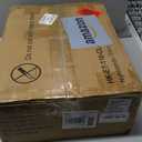 Furnulem Night Stand, Tall Nightstand with 4-Tier Shelves and 3 Fabric Drawers, LED Bed Side Tables with Charging Station, Bedside Table for Bedroom, Hallway, Home Office, Black Oak