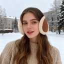 Foldable Earmuffs Adjustable Ear Warmers Winter Ear Muffs for Men Women Winter