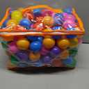 Kaptin 5.5cm 100PCS Kids Ball Pit Play Balls Soft Ocean Ball for ballpit Swim Pit Pool Tent Toddler playtent Playing Tent Ball playpen Playhouse (Mix Colour)