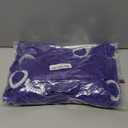 Howhic Pack of 30 Spandex Chair Sashes Bows Stretch Chair Cover Band with Buckle Slider Universal Elastic Chair Ties for Wedding Banquet Party Event Decoration (Purple)