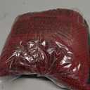 Mr. Pen- Small Christmas Tree Skirt, 24", Red Knitted Christmas Skirt Tree, Xmas Tree Skirt