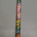 HAOKHOME Peel and Stick Wallpaper Floral Renter Friendly Wall Paper Green/Purple/Pink for Bathroom Kitchen Contact Paper 17.3in x 9.8ft