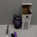 Insulated Water Bottle | Thickened Stainless Steel Vacuum Metal | Portable Sports Water Jug for Gym and Hiking with Straw, Carrier Bag, Handle Strap | BPA-Free 32 oz (Purple/Black)