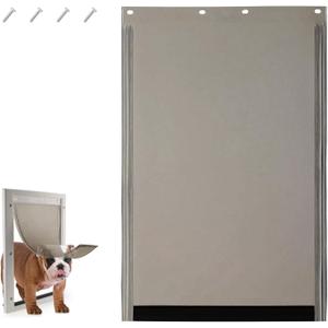 PAC11-11038 Dog Door Replacement Flap - Pet Doggie Replacement Flap Door with Screws Fits PetSafe, Medium Size 12 7/8" x 8 1/8"