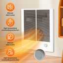198 High Capacity Wall Heater, 4000/2000 Watts 240 Vac,With adjustable thermostat, suitable for warehouses, offices, entrance passages, halls