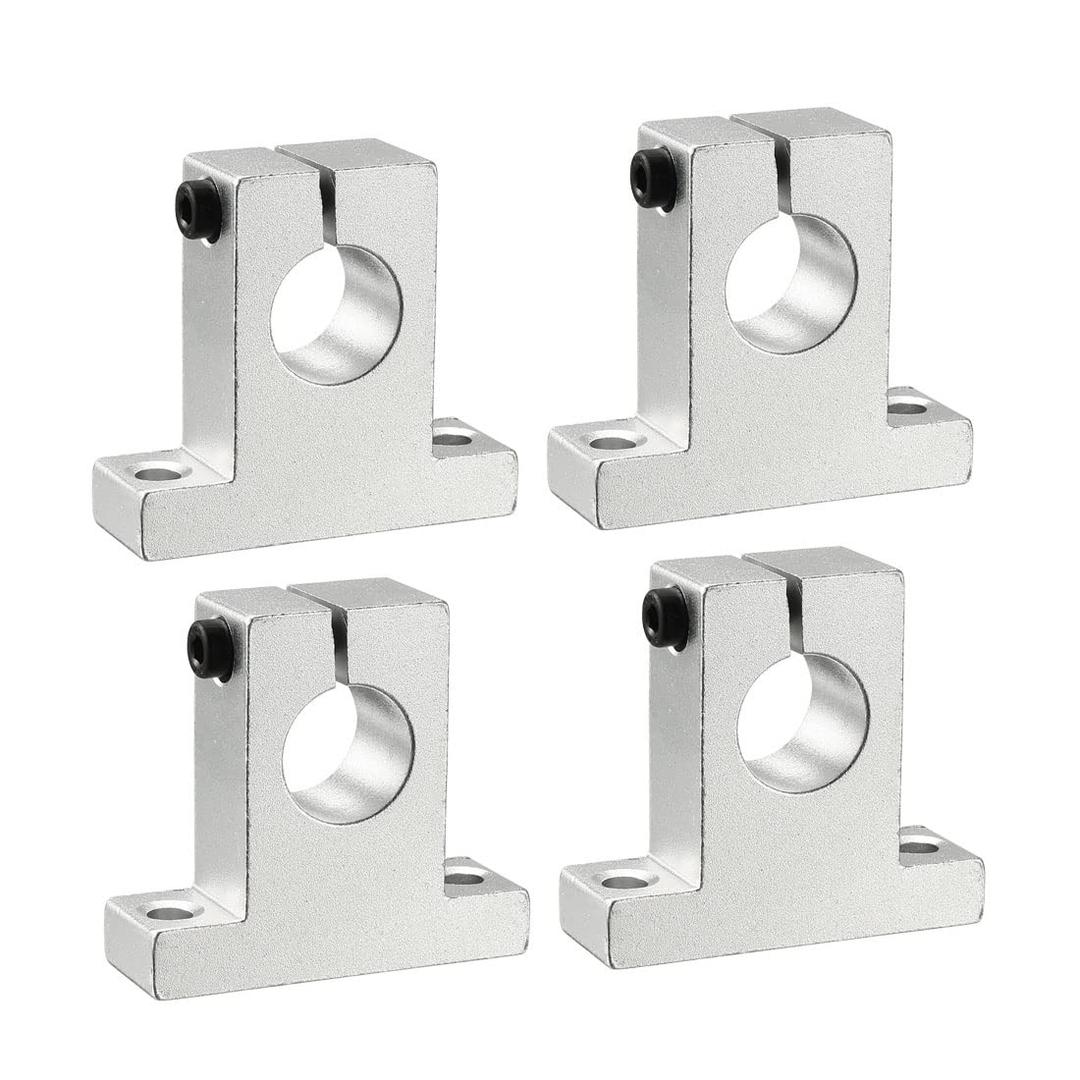 4pcs SK16 Aluminum Linear Rod Rail Shaft Support 16mm Linear Motion Guides for CNC 3D Printer