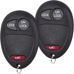 Car Key Fob Keyless Entry Remote Compatible with Chevy Colorado/Venture丨GMC Canyon丨Hummer H3/H3T丨Isuzu i-280/i-290/i-350/i-370 Replacement Key L2C0007T, 2-Pack(3-BTN)
