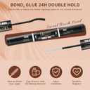 QUEWEL Lash Clusters Kit, 240 Pcs Lash Clusters 30D+40D DIY Lash Extensions Kit with Applicator Tool, Bond and Seal Super Hold, Glue Remover Easy to Apply at Home(30D+40D D MIX8-14)