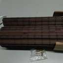 UNISHADES Cordless Bamboo Roman Shades for Windows, Blinds Size (32.5" W 64" H) Colour (BDP-Espresso)
