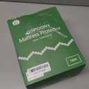 Premium Waterproof Mattress Protector Twin Size, Breathable Bed Cover 3D Air Fabric Cooling Mattress Pad Cover Smooth Soft Noiseless Washable, 8''-21'' Deep Pocket (White)