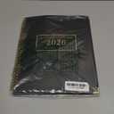 Planner -2026, Hardcover Weekly & Monthly Calendar Planner, January 2026 - December 2026, 8.5" x 11", Daily Agenda Book with Colorful Tabs, College Organizer Notebook, School & Work Supplies for Student Teacher Classroom (Black)