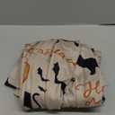 Women's Halloween Pumpkin Cat Print Knitting Cardigan Long Sleeve Open Front Knitted Sweater Outwear Coat Tops (Deep Gray (Medium, Beige)