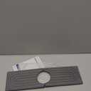 Diatomite Kitchen Faucet Mat - 14Inch Water Absorbing Stone Tray for Sink, Stone Fast-Drying Faucet Mat for Kitchen Counter Sink Accessories (Dark Grey, 14'' x 3.9'')