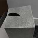 Teamson Home 38.58 in. Modern Curved Faux Slate Waterfall Fountain for Indoors or Outdoors with LED Light Accents and 1.98-Gallon Pump, Black and Stone Gray