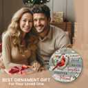 Sympathy Gifts for Loss of Loved One - Cardinal Ornaments Christmas Decorations for Tree, Memorial Gifts for Loss of Mom, Ceramic Hanging Christmas Ornaments 2025