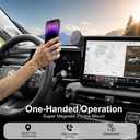 2026 RAV4 Car Phone Holder for Toyota RAV4 12.9-inch Touchscreen (XSE/Limited), 360° Rotation Phone Mount Compatible with MagSafe, No Vent Blocking, Exclusive Custom Fit for Toyota RAV4 Accessories