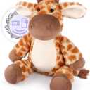 SuzziPals Giraffe Stuffed Animal, Heatable & Coolable Plushie, Microwavable Heating Pad for Soothing & Relaxation, Cute Plush Toy, Giraffe Gifts for Kids & Adults