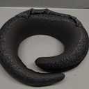 Travel Pillow - Hooded Neck Pillow Airplane Memory Foam Filling for Plane, Office, Cars Sleeping, Road Trip, Long Flights, Portable Plane Accessories, Includes Eye Mask & Earplugs (Dark Gray)