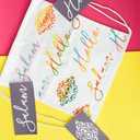 Silk Screen Stencils for Home Decor, Wood, Fabrics, Polymer Clay, 1 PC Reusable Silkscreen Print Each 8 in x 5 in (Bundle-6)