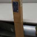 Joydeco Cordless Zebra Blinds for Windows, Dual Layer Free-Stop Zebra Shades Privacy Light Control for Day and Night, Light Filtering Sheer Blinds for Indoor Windows, Kitchen (Grey, 45" W x 75" H)