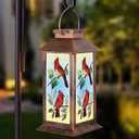 Solar Lanterns for Garden Decor, Waterproof Design Solar LED Hanging Lights for Yard, Patio, Lawn, and Porch, Gifts for Mom, Grandma(Limb)