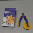 [PETHROOM] Cat Nail Clipper Trimmer for Indoor Cats with Circular Cut Hole (2mm) | Premium Sturdy Stainless Steel Blade Cat Claw | Safe, Easy, Accurate, Quiet & Fast | Avoid Overcutting