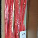 VEVOR Stanchions and Velvet Ropes 6Pcs, Hollow Base with Stainless Steel Post, 4 Red Velvet Ropes and Posts, Crowd Control Barriers Gold Stanchions, Red Carpet Runner Poles for Party Supplies