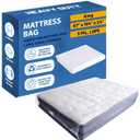 Treaton, Mattress Bag for Moving & Storage, Heavy-Duty Mattress-Protector Cover, Waterproof Mattresses Storage Bags, Polyurethane, Tear Resistant, King