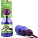 PetSafe Busy Buddy Tug-A-Jug - Treat-Dispensing Dog Toy - Slow Down Eating - 2 Cup Capacity - Lower Separation Anxiety - Cleans Teeth - Easy to Wash - Multi-Sensory Stimulation - Purple, M/L (Medium/Large)