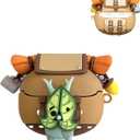 Cute Korok Case Compatible with Samsung Galaxy Buds3 FE (2025)/ Buds3 / Buds3 Pro(2024) with Keyahcin, Cartoon Anime Yahaha Silicone Shockproof Protective Cover for Man Woman