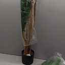 Artificial Bird of Paradise Plant Fake Tropical Palm Tree for Indoor Outdoor, Perfect Faux Plants for Home Garden Office Store Decoration (Palm Tree 120cm)