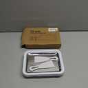 Rolled Ice Cream Maker Kit - 2026 New Stainless Steel Instant Freeze Plate with 2 Scrapers & Tray, Easy DIY Homemade Ice Cream Rolls, At-Home Family Fun Dessert (White B)