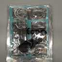 Coogam Metal Wire Puzzle Set of 16 with Pouch,Brain Teaser IQ Test Disentanglemen Iron Link Unlock Interlock Game Chinese Ring Magic Trick Toy for Party Favor Kids Adults Challenge